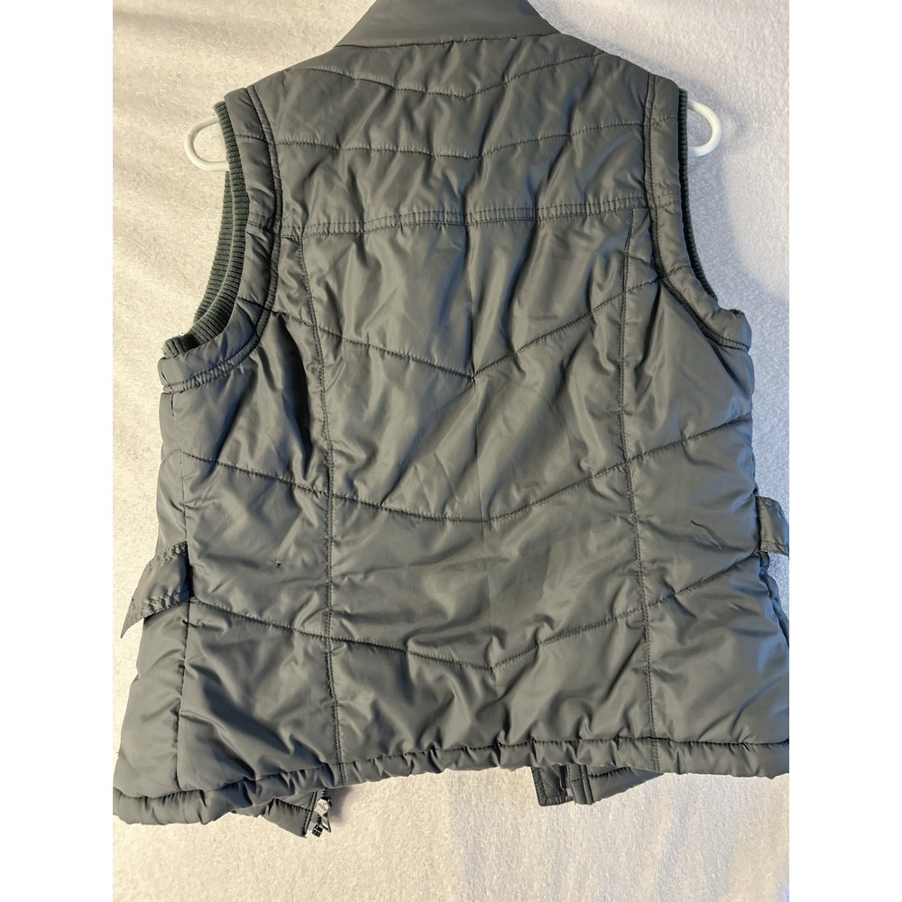 Ashley 26 International Women's Gray Puffer Vest Large - Picture 7 of 8